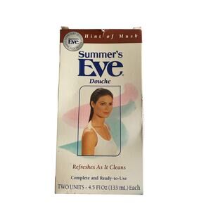 Summer’s Eve HINT OF MUSK Douche Collectible 80’s Double Pack 4.5 Fl Oz Each